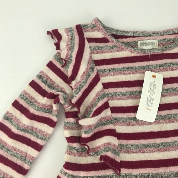 Gymboree Berry Stripe Ruffle Feathersoft D… - Picture 5 of 6